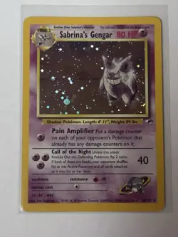 Sabrina's Gengar 14/132 Gym Challenge Holo Rare 80 HP English WOTC 2000 - Image 1