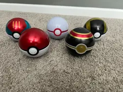 Empty Pokeball Tins - Lot of 5 - Pokemon TCG - Image 1