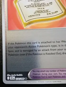 Adversity Policy 074/086 Reverse Holo Uncommon Chaos Rising Pokemon TCG - Image 4