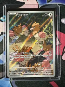 Pokemon TCG Mega Evolutions Spearow 151/132 Illustration Rare - Image 1