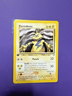 Electabuzz 1st Edition 33/111 NM/LP+ Neo Genesis Regular Uncommon Pokemon TCG - Image 1