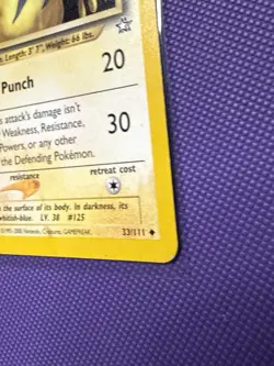 Electabuzz 1st Edition 33/111 NM/LP+ Neo Genesis Regular Uncommon Pokemon TCG - Image 4