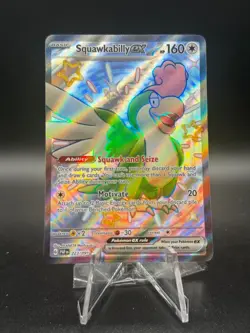 Squawkabilly ex 223/091 Shiny Ultra Rare Paldean Fates Pokemon Holo Near Mint - Image 1