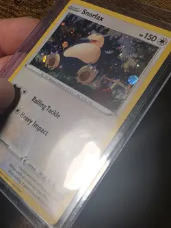 2020 Pokemon Sword & Shield (COSMOS) Snorlax Rare Holo 140/202 LP - Image 3