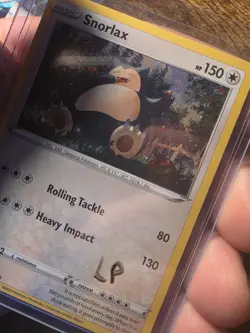 2020 Pokemon Sword & Shield (COSMOS) Snorlax Rare Holo 140/202 LP - Image 4