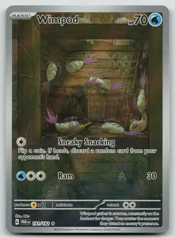Pokemon Wimpod 191/182 Paradox Rift Illustration Rare Holo NM - Image 1