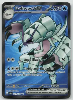 Pokemon Golisopod ex 221/182 Paradox Rift Ultra Rare Holo NM - Image 1