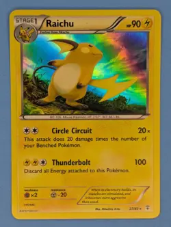 Raichu 27/83 Pokemon TCG Holo Rare Generations Near Mint - Image 1