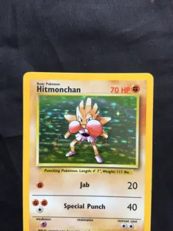 Pokemon Cards: Base Set Rare Holo: Hitmonchan 7/102 - Image 2