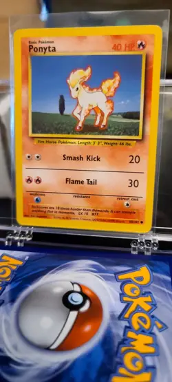 Pokemon Jungle/Base Set 2Cards Ponyta/Rapidash LP - Image 3