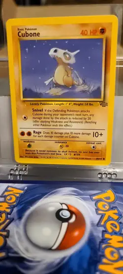 Pokemon Jungle 2Cards Cubone & Marowak LP - Image 3