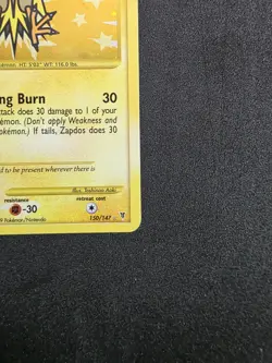 The Pokemon Company Zapdos Lv.30 150/147 Supreme Victors Secret Rare Holo ENG - Image 4
