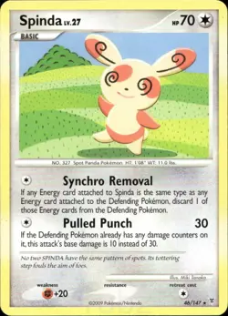 Spinda 46/147 Rare Supreme Victors Pokemon Lightly Played - Image 1