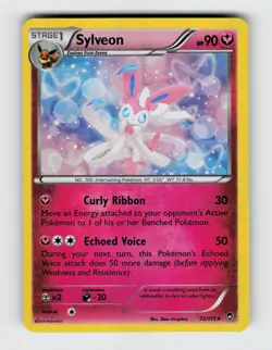 Sylveon (XY Furious Fists) 72/111 Holo Rare Deck Exclusives Pokemon LP - Image 1