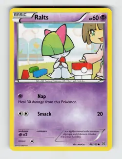 Ralts 68/162 Common BREAKthrough Pokemon 2015 Lightly Played - Image 1