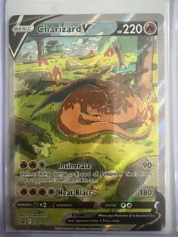Pokemon TCG Charizard v SWSH260 Sword & Shield Promo Card NM - Image 1