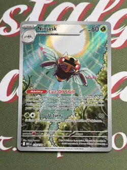 Pokemon Card Ninjask 137/132 Illustration Rare Mega Evolutions Mint Pack Fresh - Image 1