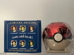 Charizard Pokemon Burger King 23k Gold Plated Trading Card Blue Box 1999 Sealed - Image 2