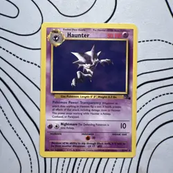 Pokemon TCG Haunter Fossil Card 21/62 Regular Rare LP - Image 1