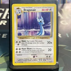 Dragonair 18/102 Base Set - Rare Unlimited - WoTC Pokemon Card 1999 LP - Image 1