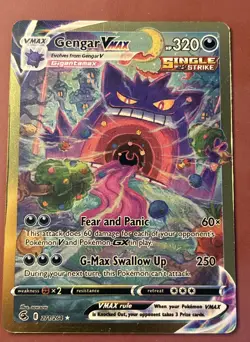 Gengar VMAX FAN ART CUSTOM gold Card 271 - Image 1