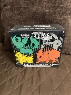 Pokemon TCG SWSH: Evolving Skies Elite Trainer Box Factory Sealed, Tear. Read - Image 1