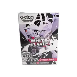 Pokemon TCG Card Scarlet & Violet White Flare Booster Bundle 6 Booster Packs NEW - Image 1
