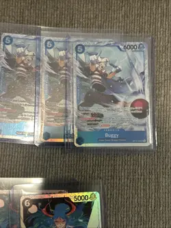 One Piece CCG 80 Card Lot SR-R-UC Holo Foil English NM - Image 3