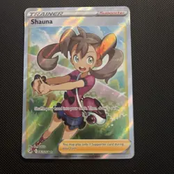 Shauna Full Art Trainer Fusion Strike 263/264, NM Pokemon Card - Image 1