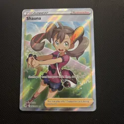 Shauna Full Art Trainer Fusion Strike 263/264, NM Pokemon Card - Image 3