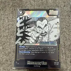 Dragon Ball Super Card Game EB07 Foil Battle Leader 2Card Mercenary Tao Shenron - Image 4
