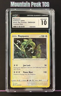CGC 10 Rayquaza SWSH029 - Black Star Promo - Pokemon Card - Image 1