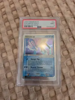 Pokemon Suicune EX Holo Card Team Magma vs. Team Aqua, Series 94/95 - Image 1