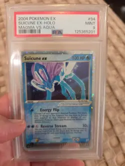 Pokemon Suicune EX Holo Card Team Magma vs. Team Aqua, Series 94/95 - Image 3