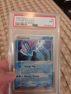 Pokemon Suicune EX Holo Card Team Magma vs. Team Aqua, Series 94/95 - Image 4