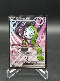 Meloetta EX 159/086 Black Bolt Ultra Rare Pokemon TCG Card NM - Image 1