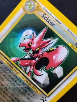 Pokemon Card Scizor League Promo Black Star #33 Wizards Of The Coast 2001 EX - Image 2