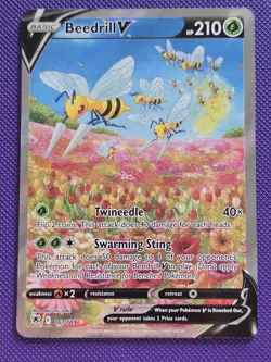 Pokemon Card Beedrill v Alt Art SWSH Astral Radiance 161/189 - Image 1