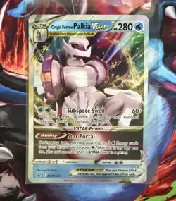 Palkia V Star Pokemon Jumbo Oversized Card LP-NM - Image 1