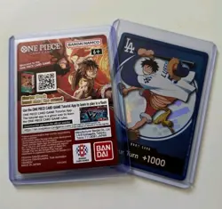 2026 One Piece x Dodgers Luffy DON QR Promo Card INSERT - Image 1