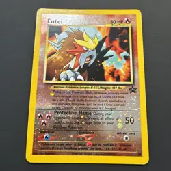 Pokemon Entei 34/53 SWIRLS Wotc Promo Reverse Holo Promo Basic 80HP Card A - Image 2