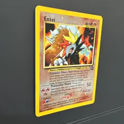 Pokemon Entei 34/53 SWIRLS Wotc Promo Reverse Holo Promo Basic 80HP Card A - Image 5