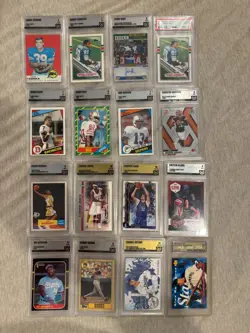 Rookie Sports card collection lot of 16, PSA and Golden Grading. Big name stars. - Image 1