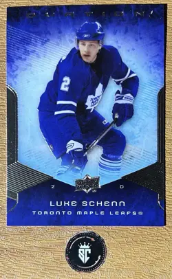 Luke Schenn 2008-09 Upper Deck Ovation Rookie Card #196 Toronto Maple Leafs - Image 1