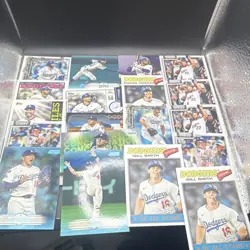 Topps 2024 MLB 19-Card Lot Los Angeles Dodgers Freeman Betts Smith Yamamoto - Image 1