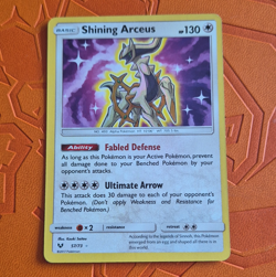 Shining Arceus 57/73 Shining Legends Shiny Holo Rare English 2017 HP130 - Image 1