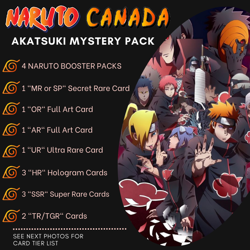 Naruto Canada: Naruto Kayou CCG - Akatsuki Custom Card/Booster Pack Bundle - NEW - Image 1