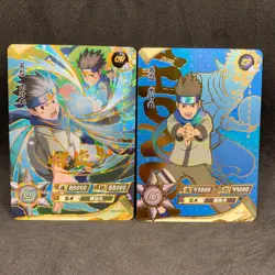 Naruto Kayou CCG - Konohamaru Sarutobi OR-044 & ZR-027 Full Art Card Lot - NM - Image 1