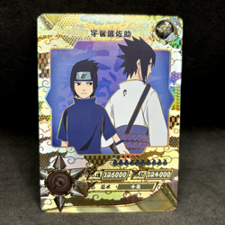 Naruto Kayou CCG - Sasuke Uchiha NRCC-SP-002 Parallel Secret Rare Card - NM - Image 1