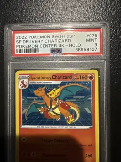 Special Delivery Charizard SWSH075 Sword & Shield Promo Card Holo Pokemon PSA 9 - Image 2